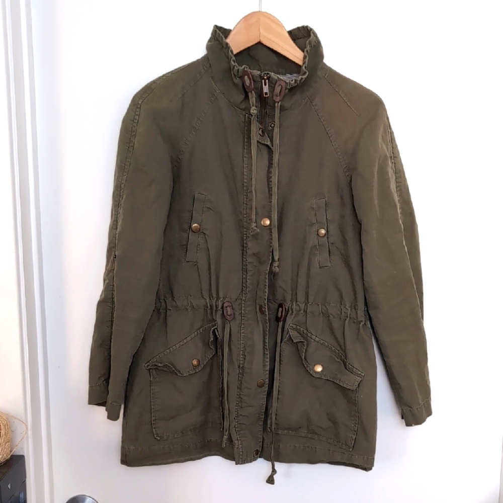 Loft Petites Lightweight Jacket With Cinched Waist Size Small Petites